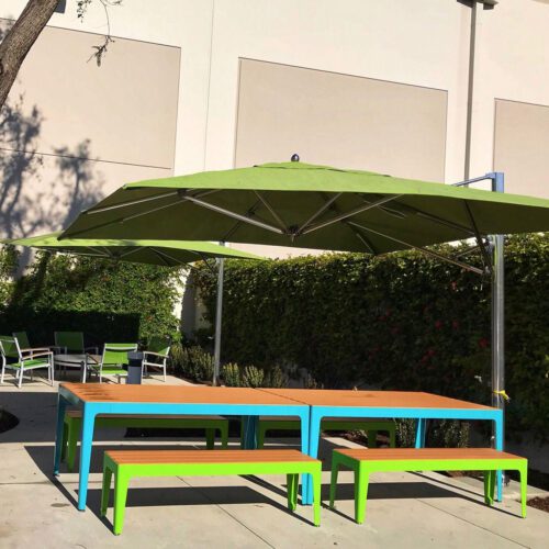 Mixx 5' Recycled Plastic Flat Bench