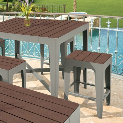 Mixx Recycled Plastic Counter Height Stool