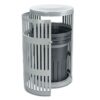 Metrix 40 Gallon Trash Receptacle with Side Door