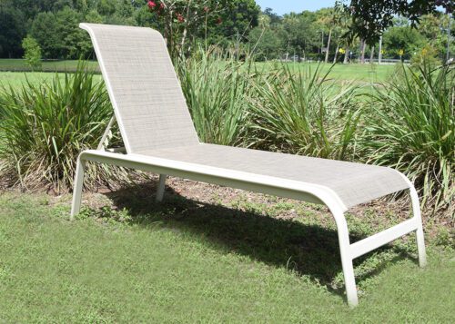 Anna Maria Sling Armless Chaise Lounge
