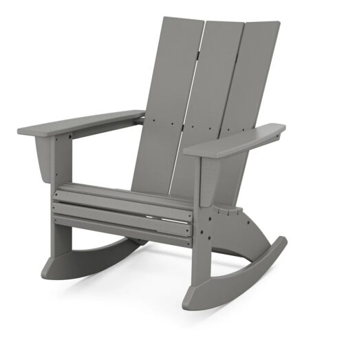 Modern Curveback Adirondack Rocking Chair